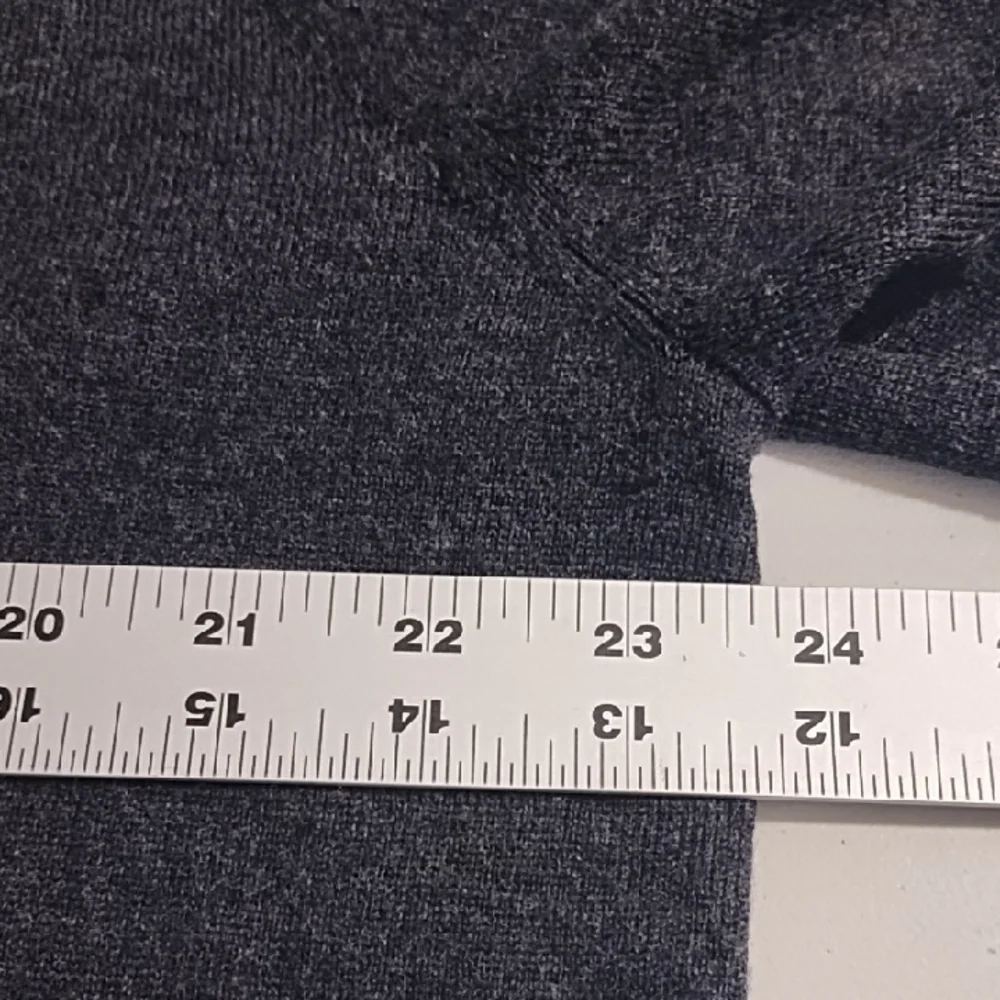 Charcoal Black 1/4 Zip-Up Light weight Sweater Tall